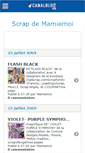 Mobile Screenshot of mamiemoiscrape.canalblog.com