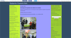 Desktop Screenshot of galerieconvivart.canalblog.com