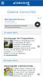 Mobile Screenshot of galerieconvivart.canalblog.com