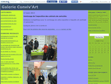 Tablet Screenshot of galerieconvivart.canalblog.com