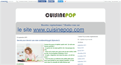 Desktop Screenshot of cuisinepop.canalblog.com