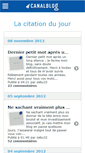 Mobile Screenshot of citations.canalblog.com