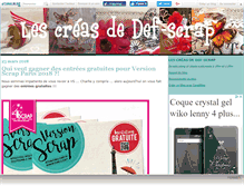 Tablet Screenshot of creadefscrap.canalblog.com