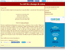 Tablet Screenshot of clechampsdecoton.canalblog.com