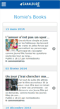 Mobile Screenshot of nomiesbooks.canalblog.com
