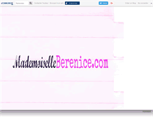 Tablet Screenshot of mademoisellebee.canalblog.com