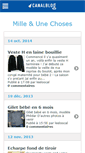 Mobile Screenshot of milleetunechoses.canalblog.com