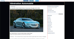 Desktop Screenshot of generationauto.canalblog.com