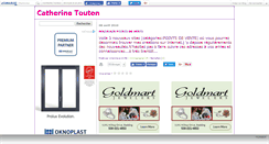 Desktop Screenshot of catherinetouton.canalblog.com