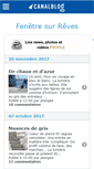 Mobile Screenshot of fenetresurreves.canalblog.com