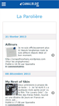 Mobile Screenshot of laparoliere.canalblog.com