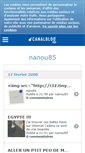Mobile Screenshot of nanou85.canalblog.com