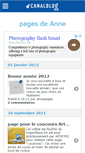 Mobile Screenshot of annepages.canalblog.com