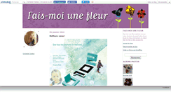 Desktop Screenshot of faismoiunefleur.canalblog.com
