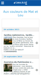 Mobile Screenshot of matelou.canalblog.com