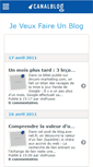 Mobile Screenshot of jeveuxfairunblog.canalblog.com