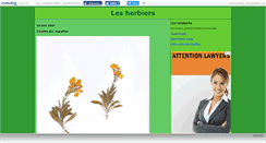 Desktop Screenshot of herbiers.canalblog.com