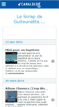 Mobile Screenshot of guitouscrap.canalblog.com