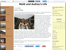 Tablet Screenshot of maliketaudrey.canalblog.com