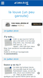 Mobile Screenshot of louvegaroute.canalblog.com