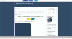 Desktop Screenshot of cineclubedoporto.canalblog.com