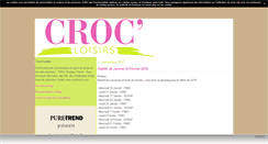 Desktop Screenshot of crocloisirs.canalblog.com