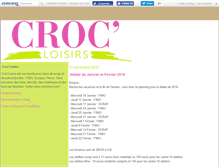 Tablet Screenshot of crocloisirs.canalblog.com