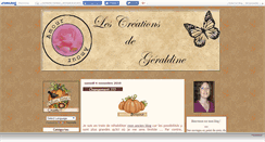 Desktop Screenshot of chezgeraldine.canalblog.com