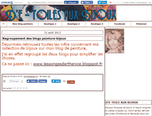 Tablet Screenshot of detoileauxbijoux.canalblog.com