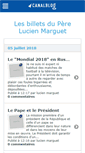 Mobile Screenshot of lucienmarguet.canalblog.com