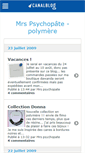 Mobile Screenshot of mrspsychopate.canalblog.com