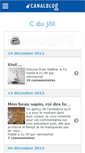 Mobile Screenshot of cdujolichezmoi.canalblog.com