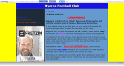 Desktop Screenshot of hyeresfootball.canalblog.com