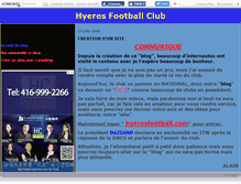 Tablet Screenshot of hyeresfootball.canalblog.com