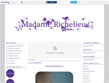 Tablet Screenshot of madamerichelieu.canalblog.com