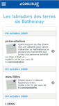 Mobile Screenshot of labradorchocolat.canalblog.com