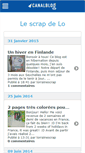 Mobile Screenshot of lescrapdelo.canalblog.com