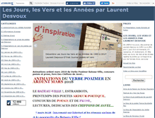 Tablet Screenshot of laurentdesvoux.canalblog.com