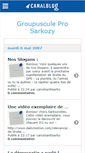 Mobile Screenshot of groupeprosarkozy.canalblog.com
