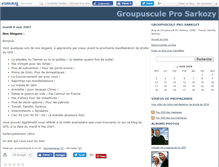 Tablet Screenshot of groupeprosarkozy.canalblog.com