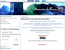 Tablet Screenshot of annuairerpg.canalblog.com