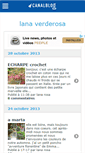 Mobile Screenshot of lanarosa.canalblog.com