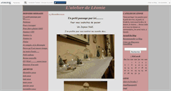 Desktop Screenshot of latelierdeleonie.canalblog.com