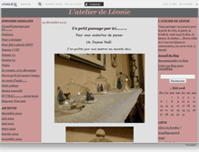 Tablet Screenshot of latelierdeleonie.canalblog.com