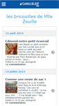 Mobile Screenshot of mllezouille.canalblog.com
