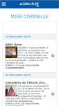 Mobile Screenshot of misscoxinelle.canalblog.com