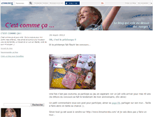 Tablet Screenshot of cestcomca.canalblog.com