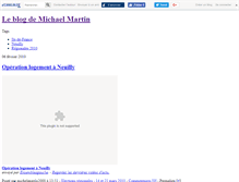 Tablet Screenshot of michaelmartin.canalblog.com