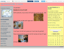 Tablet Screenshot of maternelle2zazie.canalblog.com
