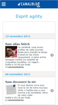 Mobile Screenshot of espritagility.canalblog.com